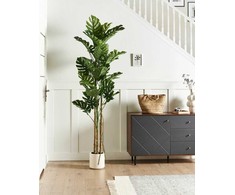 Beliani Sztuczna roślina MONSTERA PLANT 221 cm Žalias