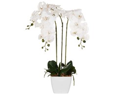 Beliani Sztuczna roślina doniczkowa 59 cm ORCHID