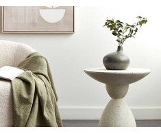 Beliani Dekoratyvinė vaza KLANG Ceramics 18 cm Kamuoliukas