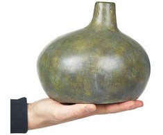 Beliani Dekoratyvinė vaza KLANG Ceramics 18 cm Kamuoliukas