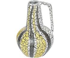 Beliani dekoratyvinė vaza MALAKKA Keramika 34 cm Spalvinga