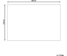 Beliani Užvalkalas na 800 RHEA svertinis apklotas, 120 x 180 cm, tamsiai žalias