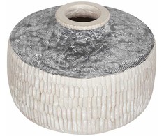 Beliani DEKSATI gėlių vaza keramika 32 cm Kremas