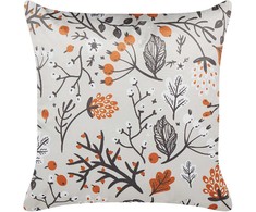 Beliani Lumarko Veliūrinė dekoratyvinė pagalvė 45 x 45 cm balkšva MONTBRETIA!