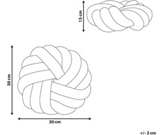 Beliani Lumarko Velour dekoratyvinė pagalvė su blizgučiu 30 x 30 cm pilka AKOLA!