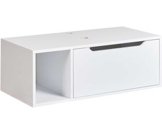 Beliani Pakabinama vonios spintelė po praustuvu CASCAVEL 80 cm, balta