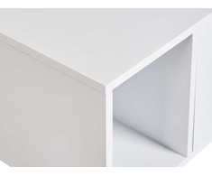 Beliani Pakabinama vonios spintelė po praustuvu CASCAVEL 80 cm, balta