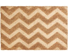 Beliani Wycieraczka ILOCOS Naturalny 40 x 60 cm Włókno kokosowe
