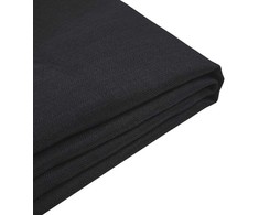 Beliani Dėklas na łóżko FITOU 160 x 200 cm Juodas