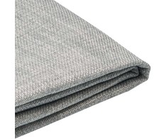 Beliani Dėklas ant lovos FITOU 90 x 200 cm šviesiai pilka