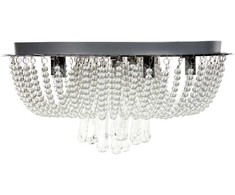 Lubinis šviestuvas Lampa wisząca Beliani Żyrandol metalowy sidabrinė DORNAS