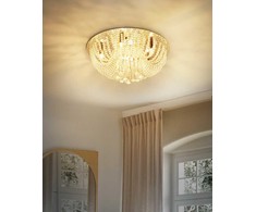 Lubinis šviestuvas Lampa wisząca Beliani Żyrandol metalowy sidabrinė DORNAS