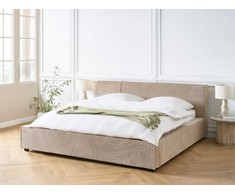Beliani Lova Boucle MIRANDE 180 x 200 cm smėlio spalvos