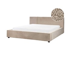 Beliani Lova Boucle MIRANDE 180 x 200 cm smėlio spalvos