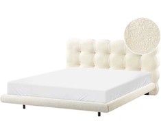 Beliani Lova Boucle SOULISSE 160 x 200 cm kreminės spalvos