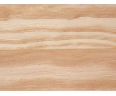 Beliani Dviejų asmenų lova iš pušies masyvo SALERNAS 160 x 200 cm, šviesiai ruda