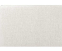Beliani Lova su patalynės dėže CASTELNAVET, kreminė balta, 160 x 200 cm