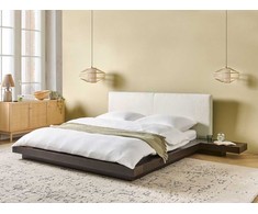 Beliani Lova Boucle ZEN 160 x 200 cm tamsaus uosio spalvos