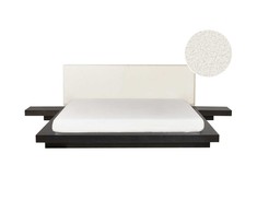 Beliani Lova Boucle ZEN 180 x 200 cm tamsaus uosio spalvos