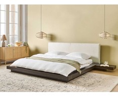 Beliani Lova Boucle ZEN 180 x 200 cm tamsaus uosio spalvos