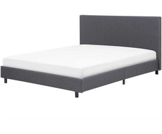 Beliani Vandens lova ALBI 160 x 200 cm pilka
