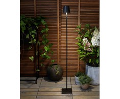 Lampa podłogowa Beliani Bezprzewodowa lampa podłogowa LED GAVARRESA Metal Juodas