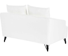 Sofa Beliani 5 vietų svetainės baldų komplektas HOBRO Boucle baltas