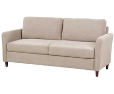 Sofa Beliani 5 vietų svetainės baldų komplektas MARE smėlio spalvos su daiktadėže