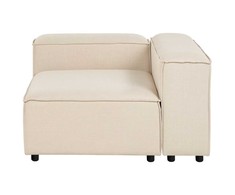 Sofa Beliani Kampinis modulis ARDAL kairinis, smėlio spalvos