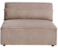 Beliani Modulinė kampinė sofa 4 žmonėms HELLNAR, šviesiai ruda, dešininė