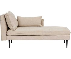 Sofa Beliani Kairinis šezlongas YERRES smėlio spalvos