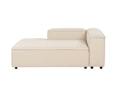 Sofa Beliani Dešininis szezlongas ARDAL, smėlio spalvos