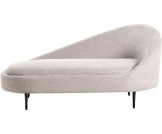 Beliani Dešininė gulto sofa VALREAS smėlio spalvos