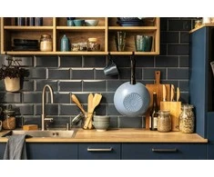 Ballarini Caprera Wok 28 cm mėlynas