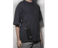 Dėklas Laut Crystal-X Necklace, skirtas Apple iPhone 12/12 Pro, juodas