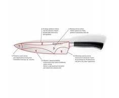 Hendi Profesionalus šefo peilis kaltas iš Profi Line plieno