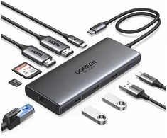 UGREEN "Revodok Pro 210" USB C prijungimo stotelė