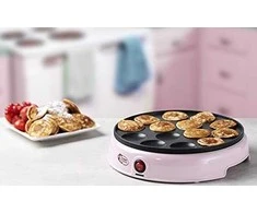 Vaflinė Bestron Mini Blynelių keptuvė, 800W, Rožinis