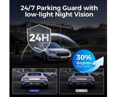 AZDOME M660 2K+3*1080P 4CH automobilio DVR GPS 5G Wifi įmontuotas 128GB eMMC balso valdymas 24 val. parkavimo stebėjimo sistema