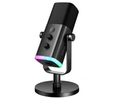 FIFINE AmpliGame AM8 laidinis mikrofonas su RGB apšvietimu USB/XLR