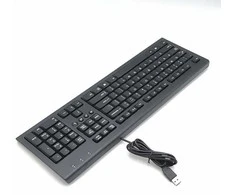 HP Business klaviatūra su USB jungtimi SK-2086 DE + DOVANA Lietuviškų raidžių lipdukai