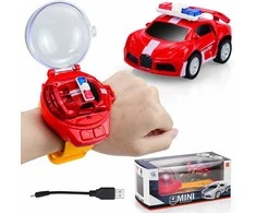 Laikrodžiu valdomas RC automobilis (Raudonas)