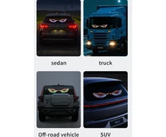 Mirksintis VELNIO AKYS LED skydelis automobiliams, sunkvežimiams, sedanams, visureigių priekinio stiklo langams