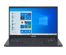 Nešiojamas kompiuteris ASUS E410MA - 14" HD+ LED matinis / Intel N4020 iki 2.8 GHz / 4GB DDR4 / 512GB SSD M.2 NVMe PCIe 3.0 / Intel UHD Graphics 600 / WIFI 5 + Bluetooth 5.1 / HDMI / USB Type-C / SonicMaster garso sistema / NumberPad / Svoris 1.3kg / Windows 11 + DOVANA Riva dėklas (Pažeista pakuotė)