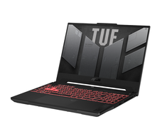 Nešiojamas kompiuteris ASUS TUF Gaming A15 FA507 - 15.6" Full HD 1920x1080 IPS 144Hz ekranas / AMD Ryzen 7 7435HS 4.5Ghz (8 branduoliai) / 16GB DDR5 4800mhz / 512GB SSD NVMe PCIe 4.0 / GF RTX 4060 8GB GDDR6 / WIFI 6 + Bluetooth 5.3 / HDMI 2.1 FRL / USB Type-C with power-display delivery / RJ45 / Dolby Atmos garso sistema / Šviečianti RGB klaviatūra / Windows 11 + DOVANA Žaidimų pelė (Pažeista pakuotė)