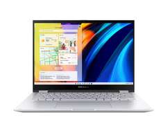 Nešiojamas kompiuteris ASUS Vivobook S 14 Flip TN3402 - 14" Full HD 1920x1200 Liečiamas IPS ekranas / AMD Ryzen 5 7430U iki 4.3GHz (6 branduoliai) / 8GB DDR4 / 512GB SSD NVMe PCIe 3.0 / AMD Radeon Graphics / WIFI 6E + Bluetooth 5.3 / HDMI 2.1 TMDS / USB Type-C with display-power delivery / Vartomas 360 laipsnių / Šviečianti klaviatūra / Harman Kardon / Svoris 1.50 kg / Windows 11 + DOVANA Riva dėklas + Belaidė pelė (Pažeista pakuotė)
