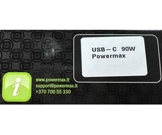 Nešiojamų kompiuterių įkroviklis Powermax USB - C - 90W