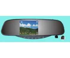 PMC-230 Parkavimo sistema veidrodyje su integruotu ekranu, DVR vaizdo registratoriumi, Bluetooth, kamera