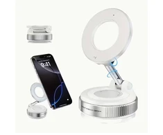 Sulankstomas vakuuminis magnetinis automobilinis telefono laikiklis su siurbtuku