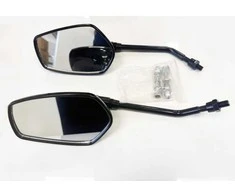Universalūs galinio vaizdo ilgi veidrodėliai Harley Road Street Glide Sportster Dyna 8mm